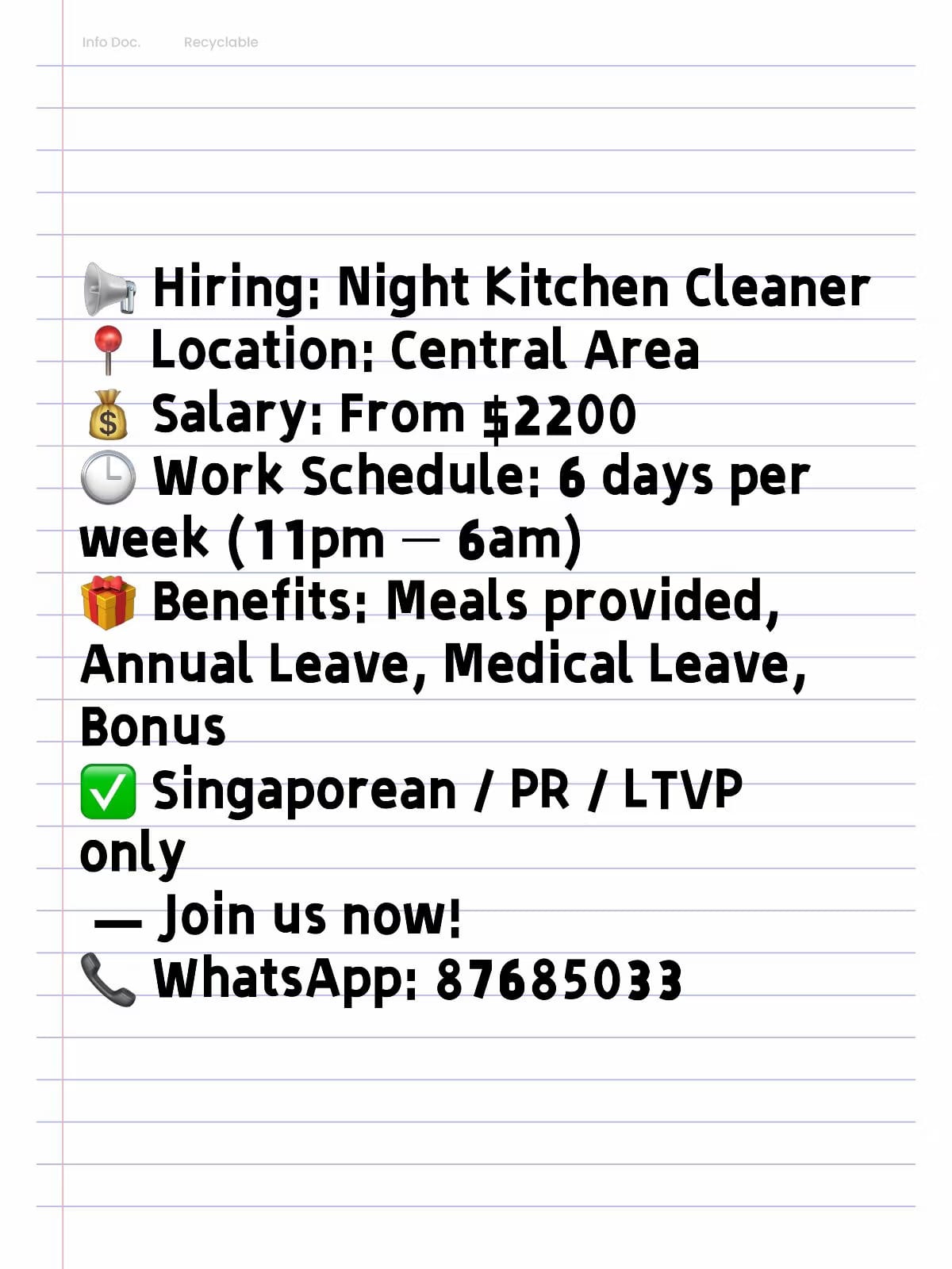 Job Poster